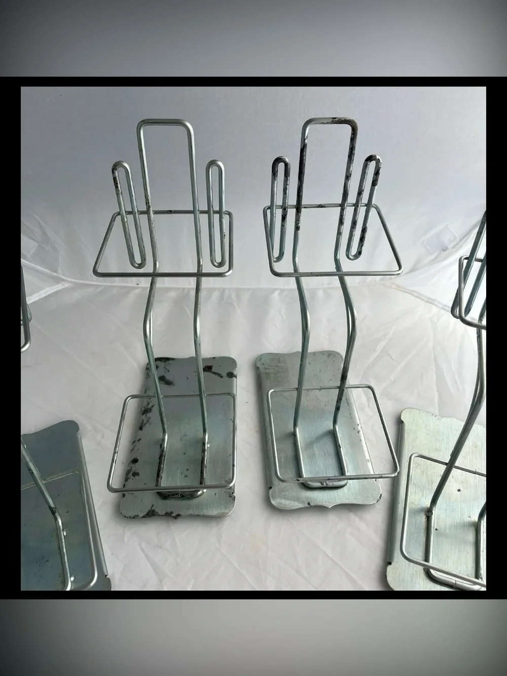 Coffee Syrup Rack Coffee Bar Coffee Syrup Holder Set Of 4, Holds 8 Bottles